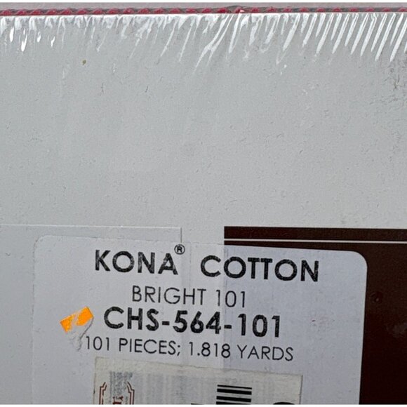 Robert Kaufman Kona Cotton Solids Charm Square Pack Bright 101 5" Quilting Fabri - Picture 4 of 11